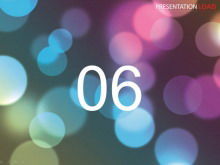 Farbdynamischer Countdown-Diashow-Hintergrundbild-Download