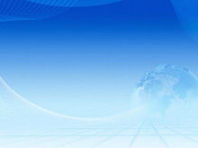 Blue Earth Lines PowerPoint Background Picture