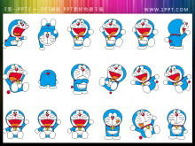 Doraemon PPT cut painting 5