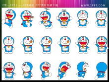 Doraemon PPT geschnittenes Gemälde 4