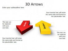 A set of concise and exquisite 3dPPT arrow material download
