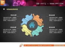 Farbkreide handbemalte PPT-Karte Daquan