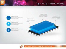 Diapositiva de informe empresarial plano azul Daquan