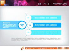 Blue Flat Business PowerPoint-Diagramm Daquan