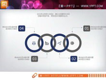 Technologie Internet Industrie Plan d'affaires Graphique PPT Daquan