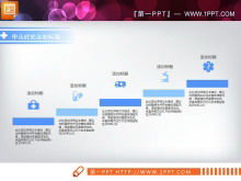 Download grafico PPT medico piatto blu