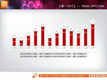 Download gráfico PPT de resumo de trabalho dinâmico micro tridimensional vermelho