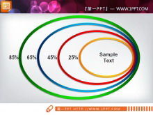 Цветной круг содержит слайд-диаграмму иерархических отношений.