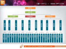 22 grafik PPT datar bisnis praktis