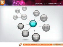 Relação de difusão de esfera de cristal requintada download de gráfico de PowerPoint