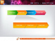 Progressive relationship PPT flow chart template download