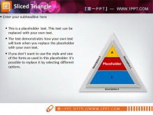 Exquisites Pyramidendiagramm PPT-Diagrammmaterial herunterladen
