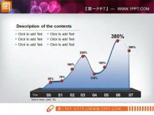 3d three-dimensional slide curve chart material download