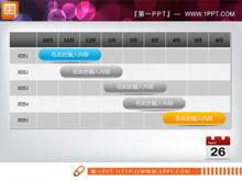PPT Gantt chart chart material download