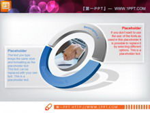 Ring handshake PPT relationship illustration material download