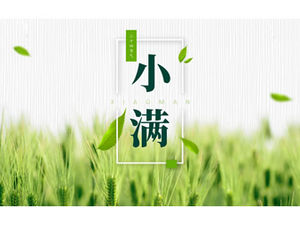 Xiaoman——เทมเพลต ppt แง่พลังงานแสงอาทิตย์ยี่สิบสี่