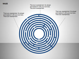 Diagrama ppt a labirintului tridimensional