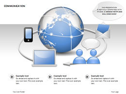 Computer mobile phone network application ppt chart