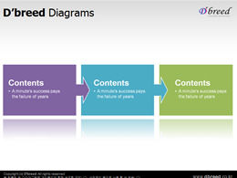 15 conjuntos de gráficos ppt gratuitos simples y refrescantes para la empresa coreana dbreed