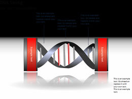 DNA-Molekülkettenstrukturdiagramm ppt-Diagramm