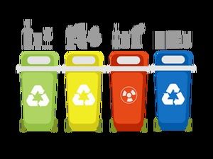 Garbage classification theme free HD material (7 photos)