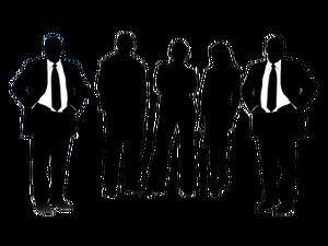 Business team silhouettes HD free material pictures (16 photos)