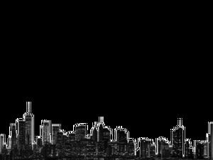 تعديل أسفل صورة ظلية مدينة مجوفة خالية (5 صور)