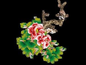 Vektorkarikatur-nationale Blumenpfingstrose freies PNG-Bild (4 Fotos)