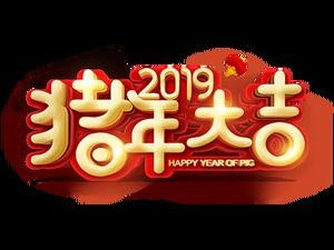 Год Свиньи, с Новым годом, благоприятные и праздничные шрифты без матирования (13 фото)