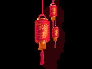 新年喜慶紅燈籠免費素材圖片（5張）