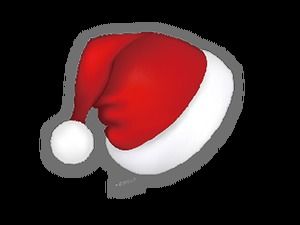 topi natal, pohon natal, santa claus, dll. latar belakang transparan gambar bahan ppt gratis (10 foto)