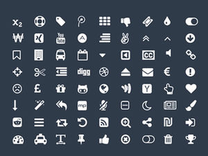 2000+ppt design commonly used small icon library materials