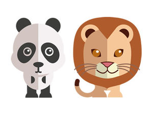 Animal vector icon ppt material