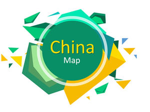 Descripción general de mapas y mapas de las provincias de China material de mapa ppt