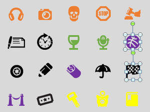 IT icon Common daily life icon Editable solid color ppt icon download