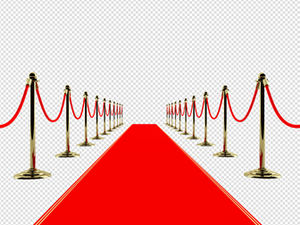Red carpet, red steps, red hijab, suitable for ribbon-cutting and opening celebration ppt material