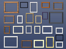 23 tipos de descarga de material de marco de fotos PPT