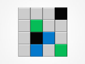 Pobieranie interaktywnej gry ppt z małym kwadratowym kolorem