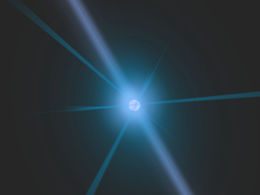 PPT laser beam special effect template