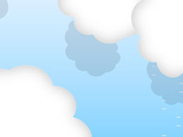 Dunkle Wolken Gewitterwetter ppt-Vorlage