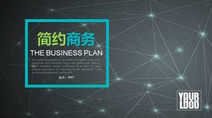 Template ppt presentasi presentasi perusahaan tingkat lanjut bisnis