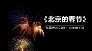 Novas palavras do material didático ppt do Festival da Primavera de Pequim