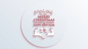 Pink christmas ppt template