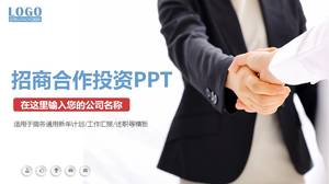 Modelo PPT para cooperação e investimento de investimento