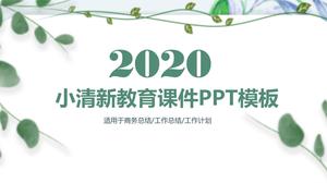 Modelo de ppt de material didático simples e novo para 2020