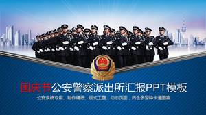 Ziua națională poliția de securitate publică raportează șablonul ppt