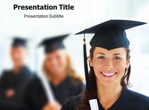 Template PPT untuk lulusan perguruan tinggi lulusan MBA