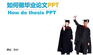 Modèle PPT de thèse de fin d'études
