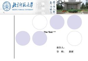 University thesis ppt template