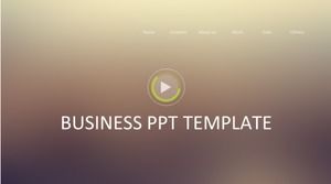 Simple and hazy PPT creative design template